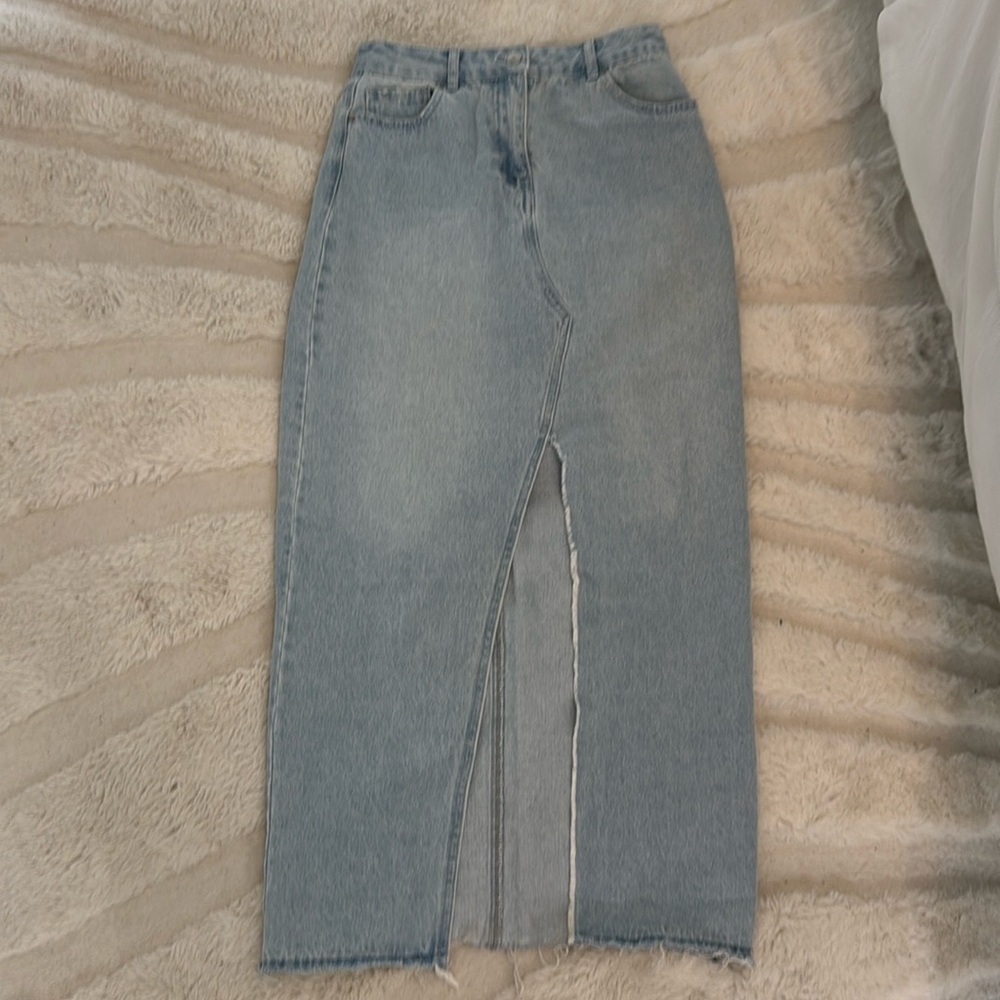 Forever 21 Maxi Denim Skirt